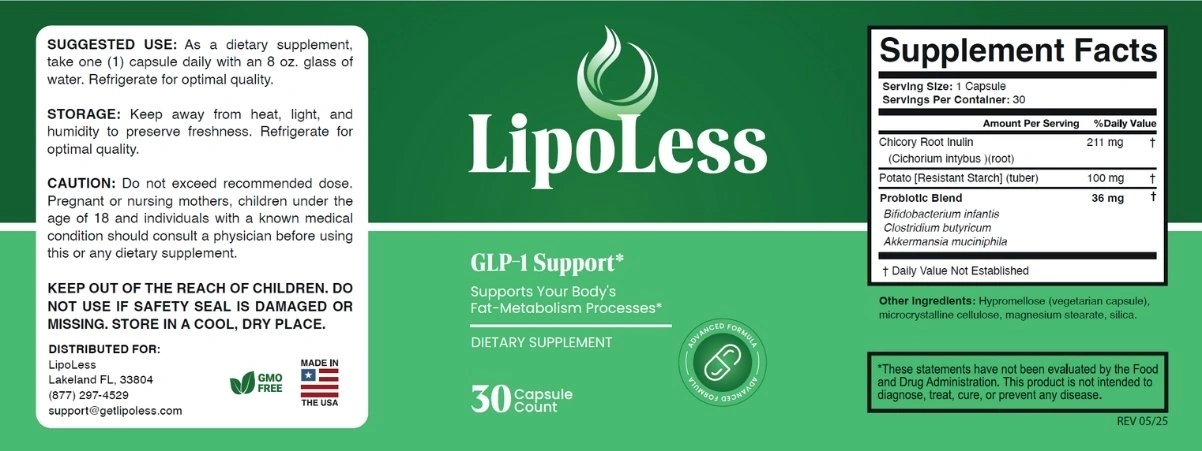 Lipo Less label